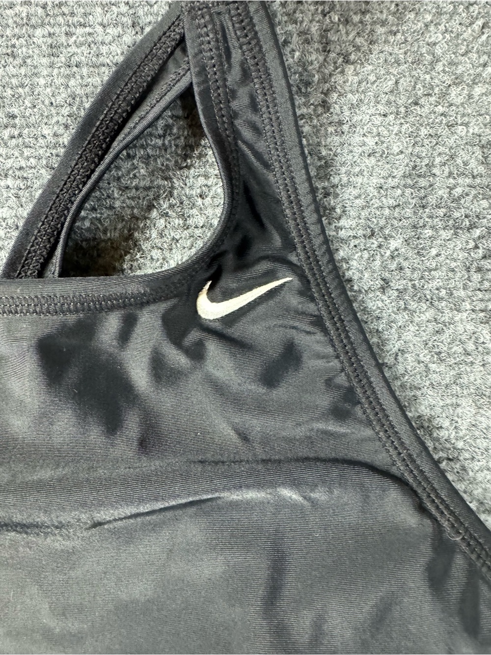 Nike Women’s Size 10 One-Piece Swimsuit with Black Trim